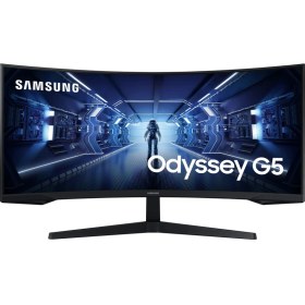 Resim Samsung Odyssey G5 LC34G55TWWRXUF 34" 165Hz 1ms (HDMI+Display) FreeSync WQHD Curved LED Monitör 