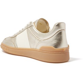 Resim Valentino Garavani Metalik Deri Spor Ayakkabılar 