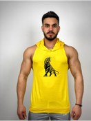 Resim Black İstanbul Tiger Baskılı Kapşonlu Sporcu Atleti 
