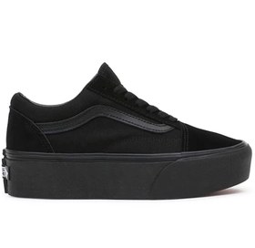 Resim Vans Ua Old Skool Stackform Kadın Günlük Ayakkabı VN0A7Q5MBKA1 Siyah 