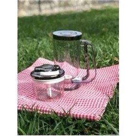 Resim Pratik Hamur Dağıtıcı ve Ipli Rondo Seti Füme Rengi 