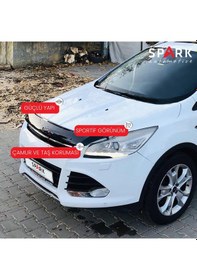 Resim Ford Kuga 2013-2016 Yıl Aralığı Uyumlu Kaput Rüzgarlığı 3mm Siyah 