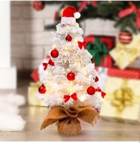 Resim Lijinxu Masaüstü Yılbaşı Ağacı 20 Led Işıklı 45-santim 