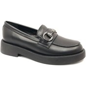 Resim Greyder 72133 Zn Urban Deri Comfort Casual Oxford Kadın Ayakkabı Siyah 