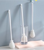 Resim Go İthalat Kavanoz ve Biberon Yıkama Fırçası Silikon Beyaz (5314) 