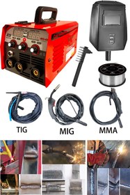 Resim STAXX POWER Gazsız Gazaltı Çift Kartlı Kaynak Tıg Mıg Mma 3ın1 Ultra Fonksiyonlu Dijital Gösterge Kaynak Mak 