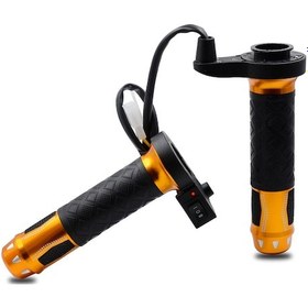 Resim Tenfowee Motorsiklet Isıtmalı El Tutacakları - 12v Üç Kademeli Ayarlı Siyah & Altın Renk Seçenekli 