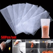 Resim 50 Adet PVA Ağ Dolumu Carp Balıkçılık Yem Çantası, Hızlı Su Çözünebilir Ağ Çantası Yem Hassas Besleme İçin, Balıkçılık Aksesuarları 