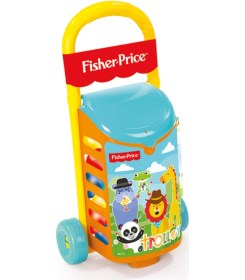 Resim Fisher-price 1814 Çek-çek Araba Ve 25 Adet Top Nocolor 