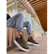 Resim Aradım Taradım BA0606 Bağcıklı Rahat Yüksek Taban Haki Casual Erkek Spor Ayakkabı 