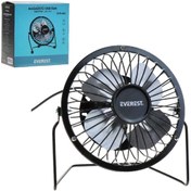 Resim Everest Masaüstü Metal Siyah Usb Fan Efn-482 