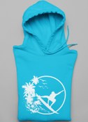 Resim xtreme turkey Sörf Beach Tasarım Hoodie 