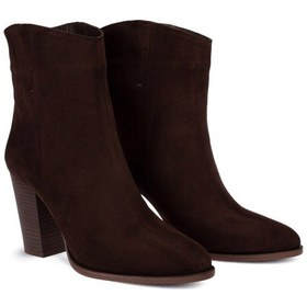 Resim Deery Hakiki Süet Kahverengi Kadın Bot Kahverengi (539861153) Kahverengi 