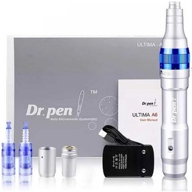 Resim Dr. Pen Adanil A6 Çift Bataryalı Kalıcı Makyaj İğnesi + Dermapen Cihazı 