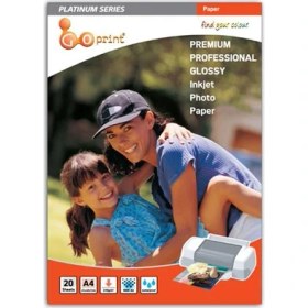 Resim Goprint Platınum Serisi Premium Parlak A4 Fotoğraf Kağıdı 270Gr, Glossy 20 Yaprak 