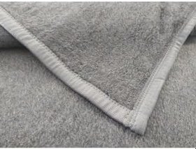 Resim Başaran Tek Kişilik Desensiz, Düz, Gri, Sade Lüks Peluş Battaniye, 2,3kg 