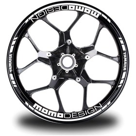 Resim Limitless Beyaz Momodesing Jant Sticker Etiket 