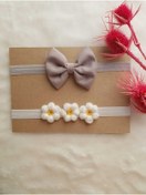 Resim OKYANUS STORE 2li Fiyonk Ve Papatya Bebek Bandana 