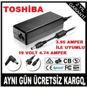 Resim Şarj Aleti Şarj Adaptörü Toshıba Uyumlu 19 V 4.74 Amper 