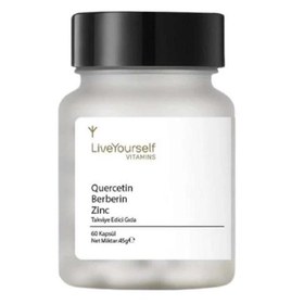 Resim Live Yourself Vitamin Quercetin Berberin 60 Kapsül 