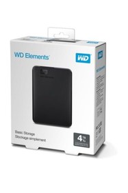 Resim WD Wd 2.5 4Tb Elements Siyah Usb3.0 Wdbu6Y0040Bbk 