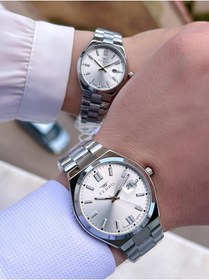 Resim Ferro Çiftlere Özel Sevgili Kombini 2 Yıl Garantili 3 Atm Suya Dayanıklı Çift Kol Saati Cf.fr002 Gümüş - Altın 