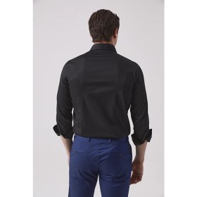 Resim D'S Damat Ds Damat Slim Fit Siyah Düz Gömlek 4HE02DY05006M 
