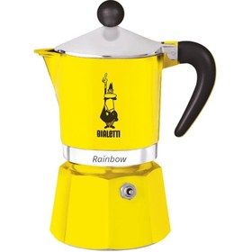 Resim Bialetti Rainbow Moka Pot 1 Cup Sarı 
