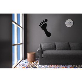 Resim Ayak İzi Folyo Sticker 40cm Uzunluk Siyah 