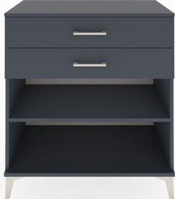 Resim Hyperion Şifonyer Tek Raflı 2 Çekmeceli 88x44x96 Antrasit-ant... Antrasit 