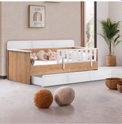 Resim Yavrulu Karyola, Mira Yavrulu Montessori Karyola - Ceviz 