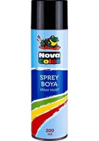 Resim Nova Color Sprey Boya Siyah 
