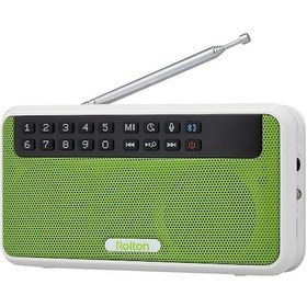 Resim Rolton E500 Kablosuz Bluetooth Hoparlör: Fm Radyo, El Feneri, Mikrofon, Tf Kart Ve Kayıt Özellikli Çok Fonksiyonlu Yeşil Müzik Çalar 