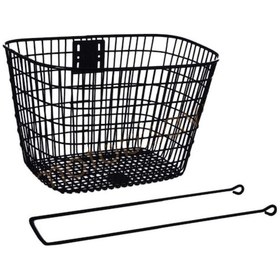 Resim Monero 26 Jant Bisiklet Ön Sepet Demir Çubuklu Siyah 