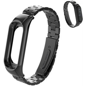 Resim Xiaomi Mi Band ( 4 ) Akıllı Bileklik Kordon Kayış Çelik 