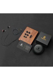 Resim ROSSTECH Rs-70 Pro Metal Kablolu Kulak Içi Kulaklık Ve Özel Taşıma Çantası 