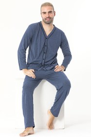 Resim Ercan Erkek Uzun Kol Gömlek Pijama Takımı 