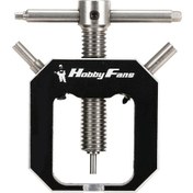 Resim Besthome1 Hobbyfans Motor Geri Çekici Alüminyum Alloy, Siyah Rengi, Motor Dişli Çekici Aleti 