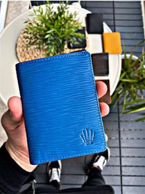 Resim goldenmod Lubeck Slım Blue Cüzdan 