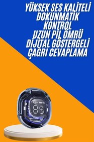 Resim Kulak İçi Bluetooth Kulaklık ANC ENC Özellikli Şarj Göstergeli Kablosuz Kulaklık 
