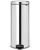 Resim Brabantia Çöp Kutusu 30 Litre Newicon Pedallı Krom 114366 Gri 