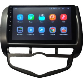 Resim Smart Dragon Honda Jazz/city 2004/2008 Digital Klima 9 Inç 6-128 