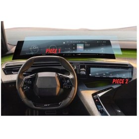 Resim Peugeot 5008 Panoramik İ-cockpıt Multimedya Ve Klima Konsol Uyumlu Set Nano Ekran Koruyucu 
