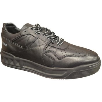 Marcomen 21031 Erkek Hakiki Deri Sneaker Ayakkabı Siyah