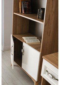 Resim Irmak Dolaplı 5 Raflı Kitaplık 80x30x195cm 001 