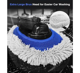 Resim Jo Moyner Teleskopik Mikrofiber Araç Yıkama Fırçası Yedek Mop Başlığı 1 Adet JM708 Model Için 