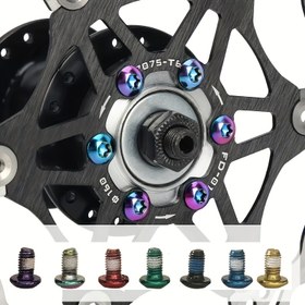 Resim 12 Paslanmaz Çelik Bisiklet Disk Brakörü Rotor Vidası - T25 Torx, M5X9Mm - Yolu ve Dağ Bisikletleri için Dayanıklı Hidrolik Brakör Fixleme Vidaları. 
