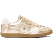 Resim Mammamia D25YA-550 Kadın Hakiki Deri Klasik Sneaker Altın 
