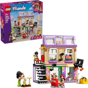 Resim LEGO® Friends Müzik Mağazası ve Daire 42653 - 7 Yaş ve Üzeri Çocuklar için 3 Mini Bebek İçeren Yaratıcı Oyuncak Yapım Seti (483 Parça) 