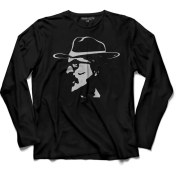 Resim Kendim Seçtim Cem Karaca Silüet Tasarım Islak Islak Uzun Kollu Tişört Baskılı Çocuk T-Shirt 